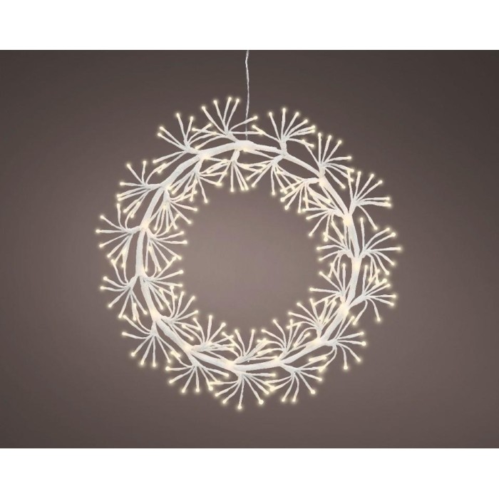 GHIRLANDA LUMINOSA BIANCA D.48